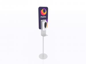 MODIT-9009 Hand Sanitizer Stand w/ SS Graphic